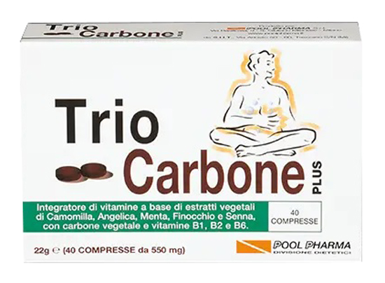 TRIOCARBONE PLUS 40 COMPRESSE - farmacia187.it