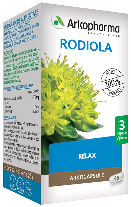 ARKO CAPSULE RODIOLA 45 CAPSULE - farmacia187.it
