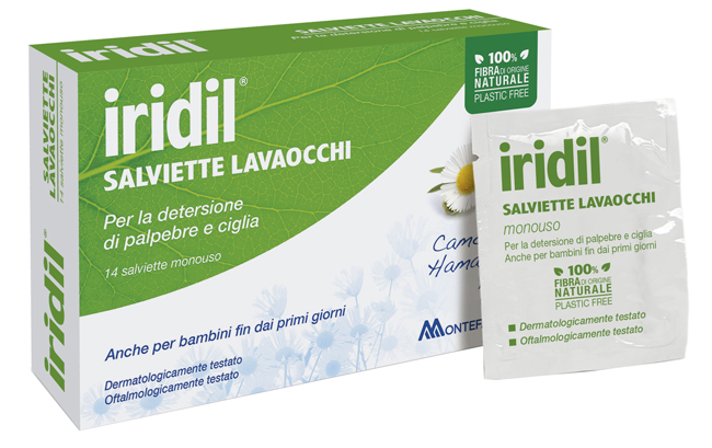 IRIDIL LAVAOCCHI 14 SALVIETTE MONOUSO - farmacia187.it