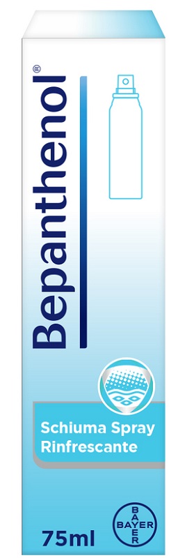 SCHIUMA SPRAY RINFRESCANTE BEPANTHENOL 75ML - farmacia187.it