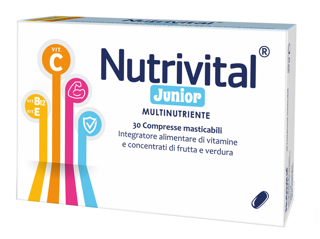 NUTRIVITAL JUNIOR 30 COMPRESSE - farmacia187.it