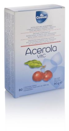 ACEROLA VITAMINA C 80 TAVOLETTE - farmacia187.it