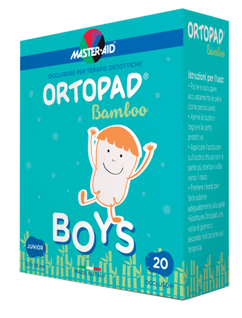 CEROTTO OCULARE PER ORTOTTICA ORTOPAD BOYS 5X6,7 CM 20 PEZZI - farmacia187.it