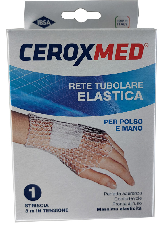 CEROXMED RETE TUBOLARE CALIBRO 3 MANO/POLSO 3 M 1 PEZZO - farmacia187.it