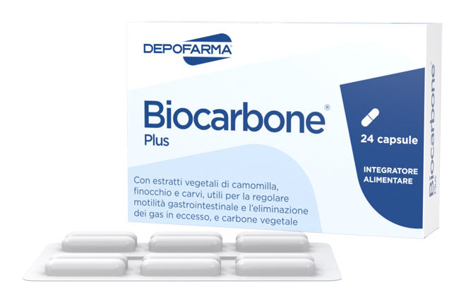 BIOCARBONE PLUS 24 CAPSULE - farmacia187.it
