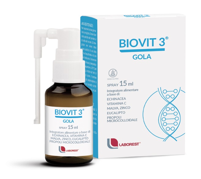 BIOVIT 3 GOLA 1 FIALA 15 ML SPRAY - farmacia187.it