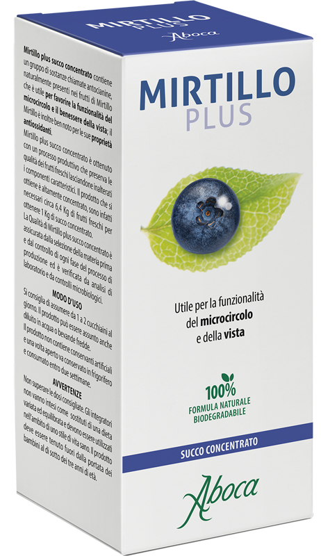 MIRTILLO PLUS SUCCO CONCENTRATO 100 ML - farmacia187.it