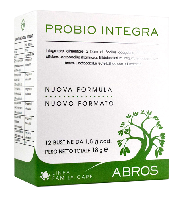 PROBIOINTEGRA ABROS 12 BUSTINE - farmacia187.it