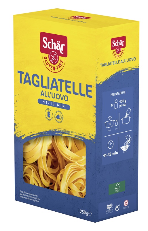 SCHAR TAGLIATELLE ALL'UOVO 250 G - farmacia187.it