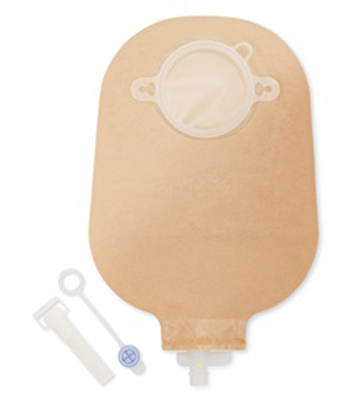 SACCA UROSTOMIA ANATOMICA URO RUBINETTO DI CHIUSURA DI SICUREZZA NOVA 2 43MM 10 PEZZI+1ATTATORE+TAPPINI ESTERNI - farmacia187.it