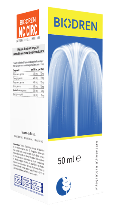 BIODREN MC CIRC SOLUZIONE IDROALCOLICA 50 ML - farmacia187.it