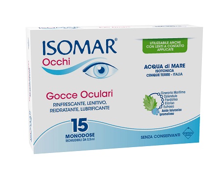 ISOMAR OCCHI GOCCE OCULARI ALL'ACIDO IALURONICO 0,20% 15 FLACONCINI - farmacia187.it
