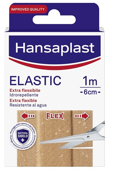 CEROTTO IN STRISCIA HANSAPLAST ELASTIC EXTRA FLESSIBILE 6 CM LUNGHEZZA 1 M 10 PEZZI - farmacia187.it