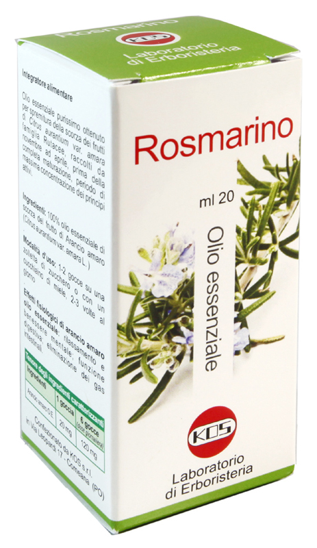 ROSMARINO OLIO ESSENZIALE 20 ML - farmacia187.it