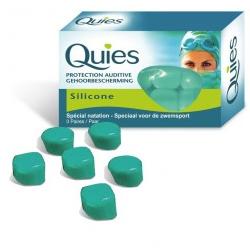 TAPPO AURICOLARE IN SILICONE QUIES 3PAIA - farmacia187.it