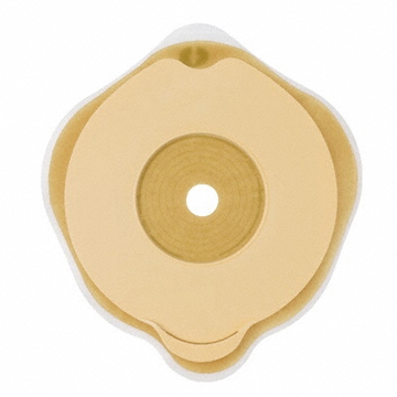 PLACCA PIANA FLEXIMA KEY 50 MM CON PROTETTORE CUTANEO IDROCOLLOIDALE E FLANGIA 5 PEZZI - farmacia187.it
