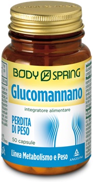 BODY SPRING GLUCOMANNANO 50 CAPSULE - farmacia187.it