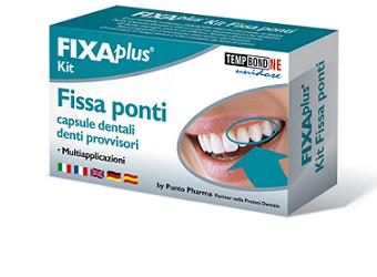 CEMENTO PROVVISORIO PER PONTI FIXAPLUS KIT 1 PEZZO - farmacia187.it
