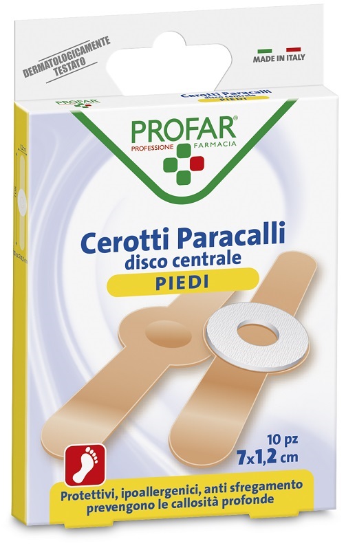 CEROTTO PARACALLI PROFAR 7X1,2 CM 10 PEZZI - farmacia187.it