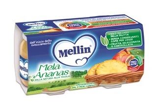 MELLIN OMOGENEIZZATO MELA ANANAS 100 G 2 PEZZI - farmacia187.it