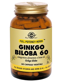 GINKGO BILOBA 60 60 CAPSULE VEGETALI - farmacia187.it