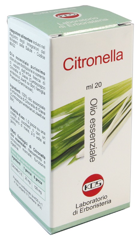 CITRONELLA OLIO ESSENZIALE 20 ML - farmacia187.it
