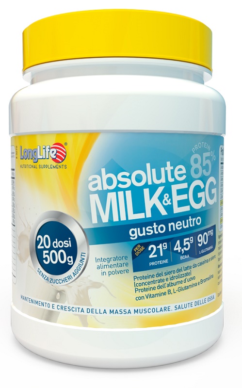 LONGLIFE ABSOLUTE MILK&EGG 500 G - farmacia187.it