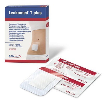 LEUKOMED T PLUS MEDICAZIONE POST-OPERATORIA TRASPARENTE IMPERMEABILE 10X25 CM - farmacia187.it