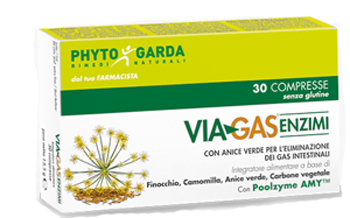 VIAGAS ENZIMI 30 COMPRESSE - farmacia187.it