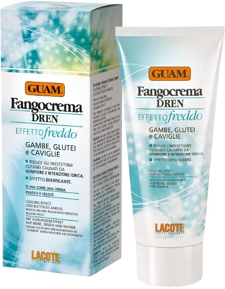GUAM FANGOCREMA DREN EFFETTO FREDDO 200 ML - farmacia187.it