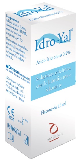 IDRO-YAL SOLUZIONE OFTALMICA LUBRIFICANTE IDRATANTE ACITO IALURONICO 0,2% 15 ML - farmacia187.it