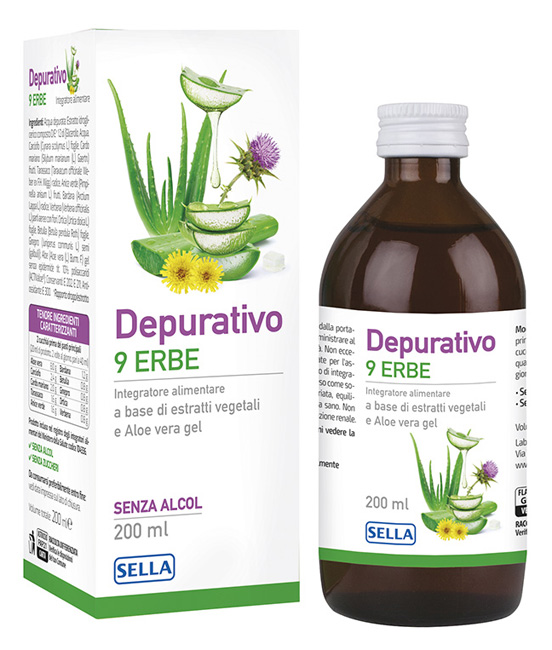 DEPURATIVO 9 ERBE 200 ML - farmacia187.it