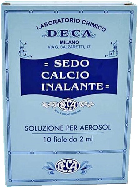 SEDO CALCIO INALANTE SOLUZIONE AEROSOL 10 FIALE 2 ML - farmacia187.it