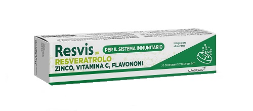 RESVIS XR ALFASIGMA 20 COMPRESSE EFFERVESCENTI DA 4 G - farmacia187.it