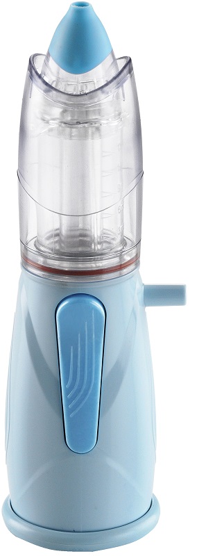 AEROSOL PER ALTE VIE RESPIRATORIE RINOWASH COLORE AZZURRO CON CAMPANA UNIVERSALE - farmacia187.it