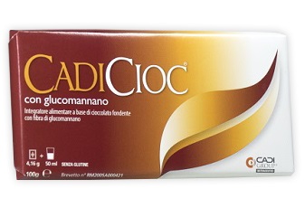 CADICIOC TAVOLETTA FONDENTE CON GLUCOMANNANO 100 G - farmacia187.it