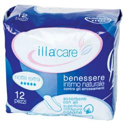 ILLA CARE ASSORBENTE NOTTE EXTRA 12 PEZZI - farmacia187.it