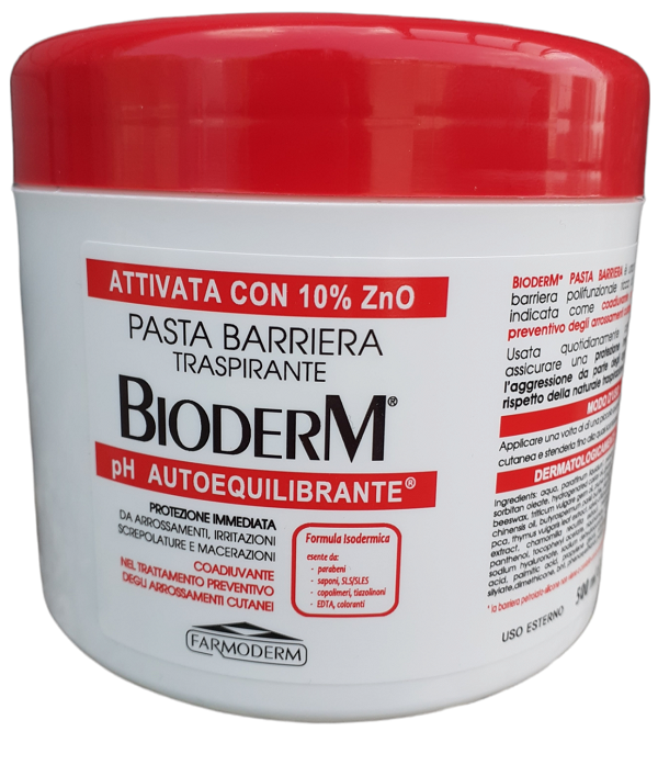 BIODERM PASTA BARRIERA ZINCO 500 ML - farmacia187.it