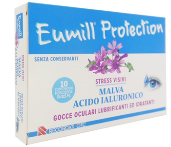 EUMILL PROTECTION GOCCE OCULARI 10 FLACONCINI MONODOSE 0,5 ML - farmacia187.it