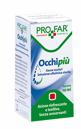 OCCHIPIU' GOCCE OCULARI RINFRESCANTI 1 FLACONE DA 10 ML PROFAR - farmacia187.it