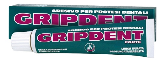 GRIPDENT FORTE ADESIVO PER PROTESI DENTARIA 40 G - farmacia187.it