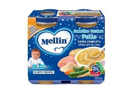 MELLIN BABY CENA COMPLETA POLLO VERDURE 2 PEZZI 200 G - farmacia187.it