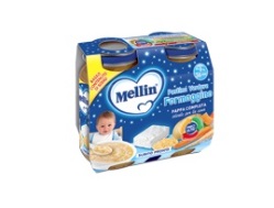 MELLIN BABY CENA COMPLETA FORMAGGINO PASTICA 2 PEZZI DA 200 G - farmacia187.it