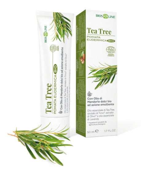 BIOSLINE TEA TREE POMATA EUDERMICA CERT ECOCERT 50 ML - farmacia187.it