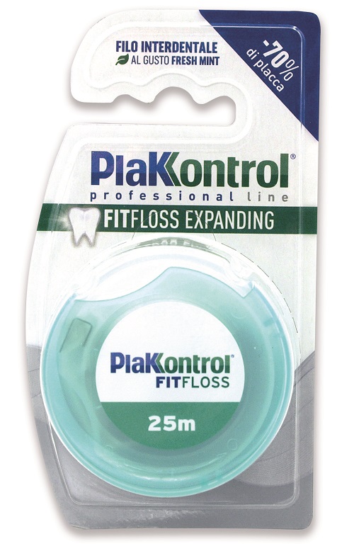PLAKKONTROL FIT FLOSS FILO 25 M - farmacia187.it