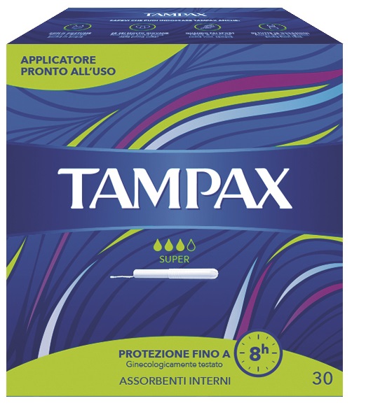 TAMPAX BLUE BOX SUPER 30 PEZZI - farmacia187.it