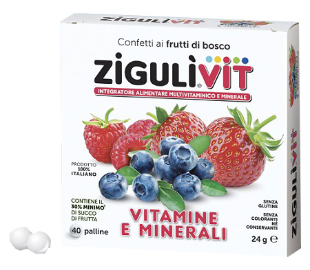 ZIGULI VIT FRUTTIBOSCO 40 CONFETTI - farmacia187.it
