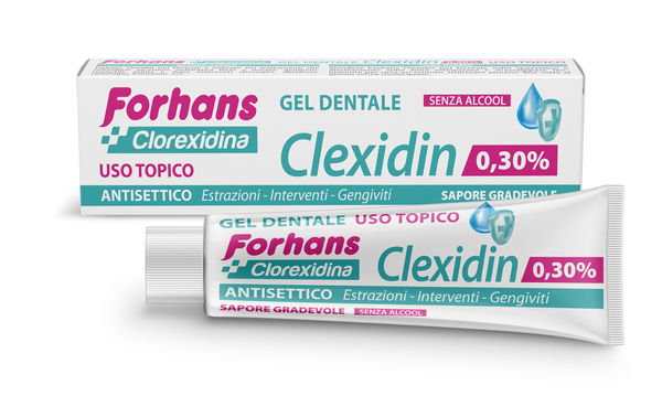 FORHANS CLEXIDIN COLLUTORIO IN GEL ALLA CLOREXIDINA 0,30% 30 - farmacia187.it