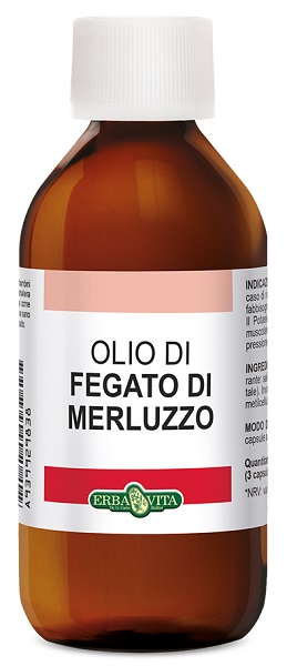 OLIO FEGATO MERLUZZO 100 ML - farmacia187.it