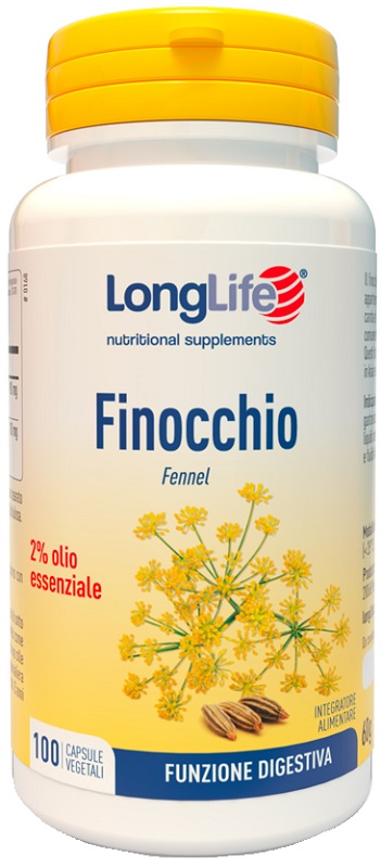 LONGLIFE FINOCCHIO 1% 100 CAPSULE VEGETALI - farmacia187.it